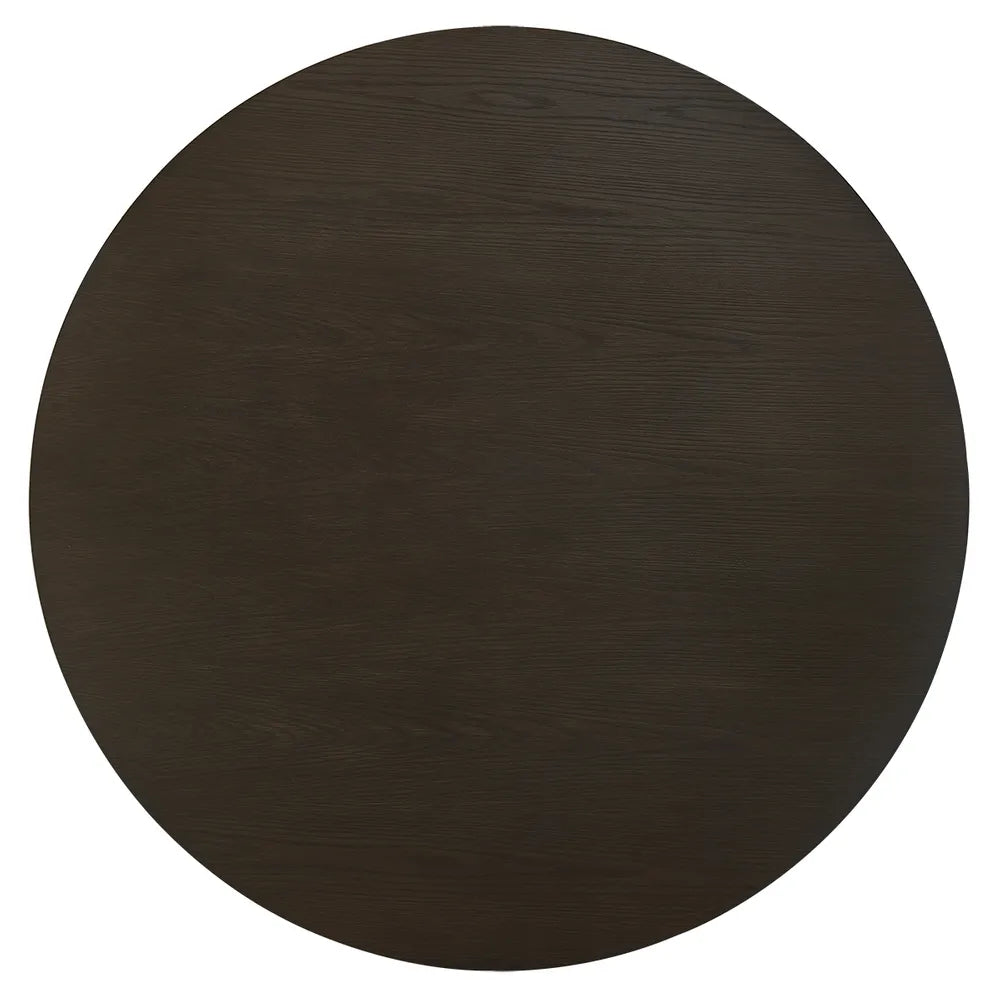 Nadine 150cm Round Dining Table - Smoked Oak
