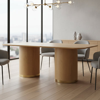Nadine 200cm Dining Table - Oak