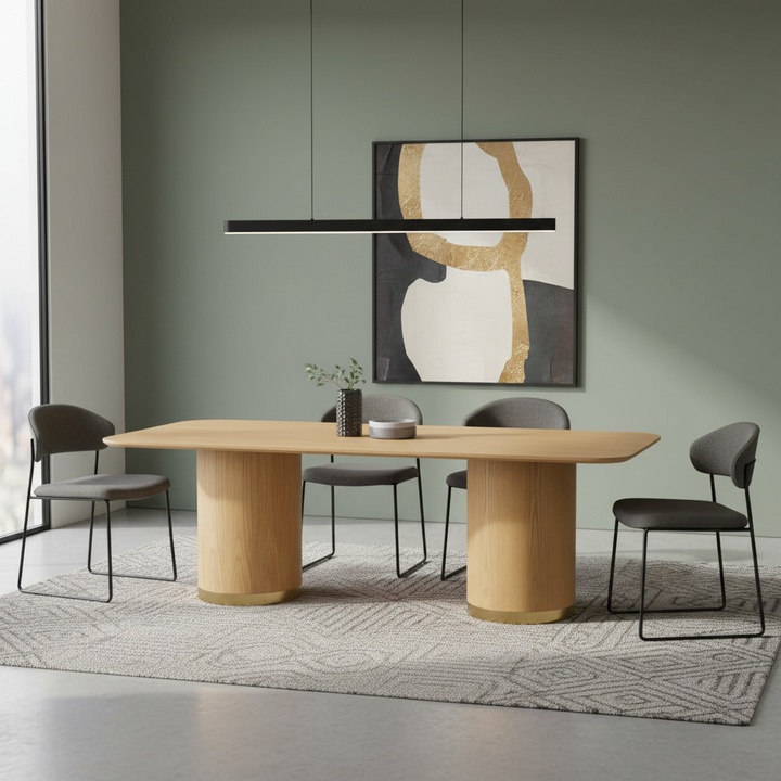 Nadine 240cm Dining Table - Oak