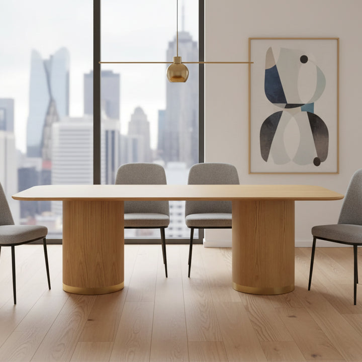 Nadine 240cm Dining Table - Oak