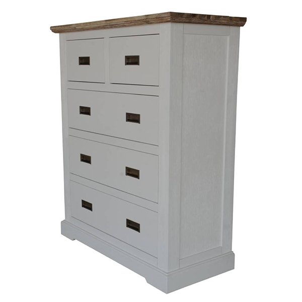 Providence Acacia Timber 4 Piece Bedroom Suite with Tallboy - King