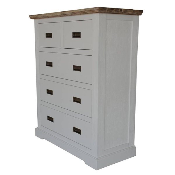 Providence Acacia Timber 4 Piece Bedroom Suite with Tallboy - Queen