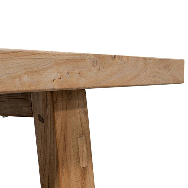 Naples Reclaimed 3m Wooden Dining Table - Natural