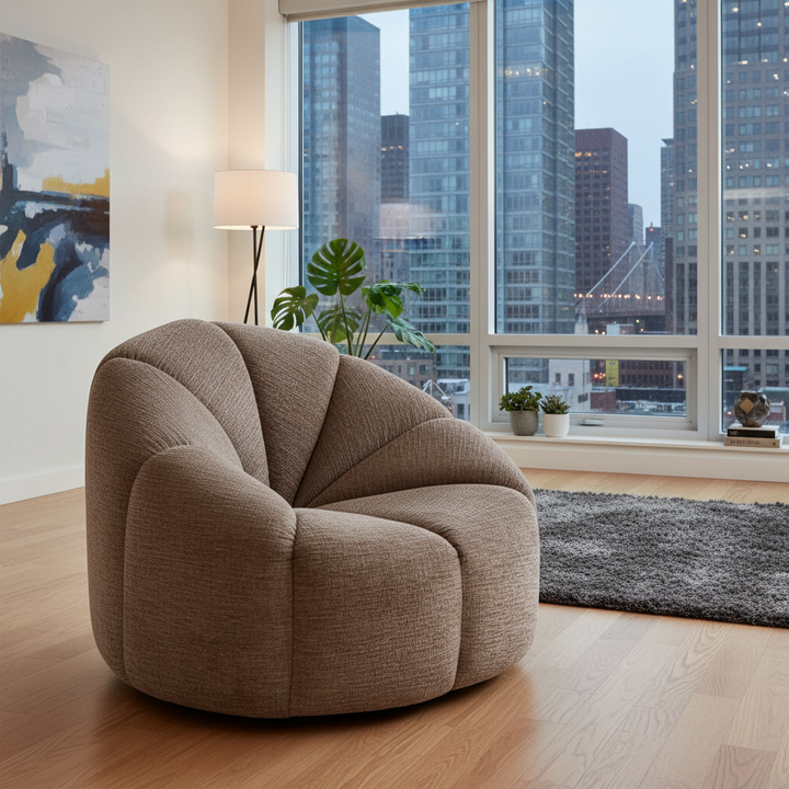 Narrabeen 1 Seater Sofa - Light Brown