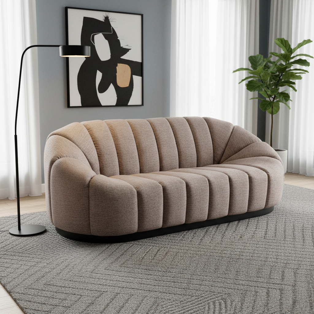 Narrabeen 2.5 Seater Sofa - Light Brown