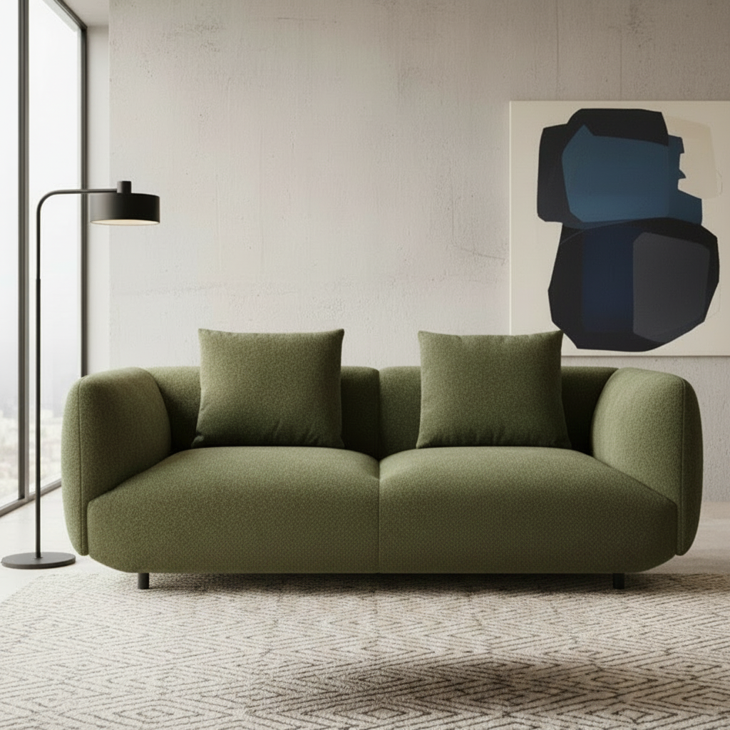 Narrabeen 3 Seater Sofa - Green