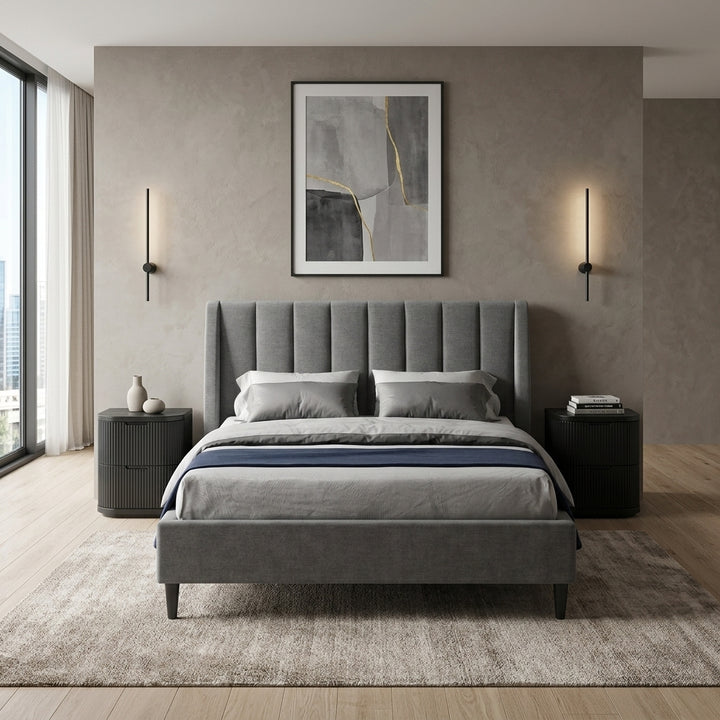 Narrabri Queen Fabric Bed
