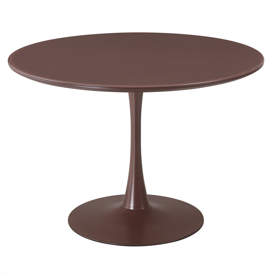 Neriah Round Dining Table - Plum