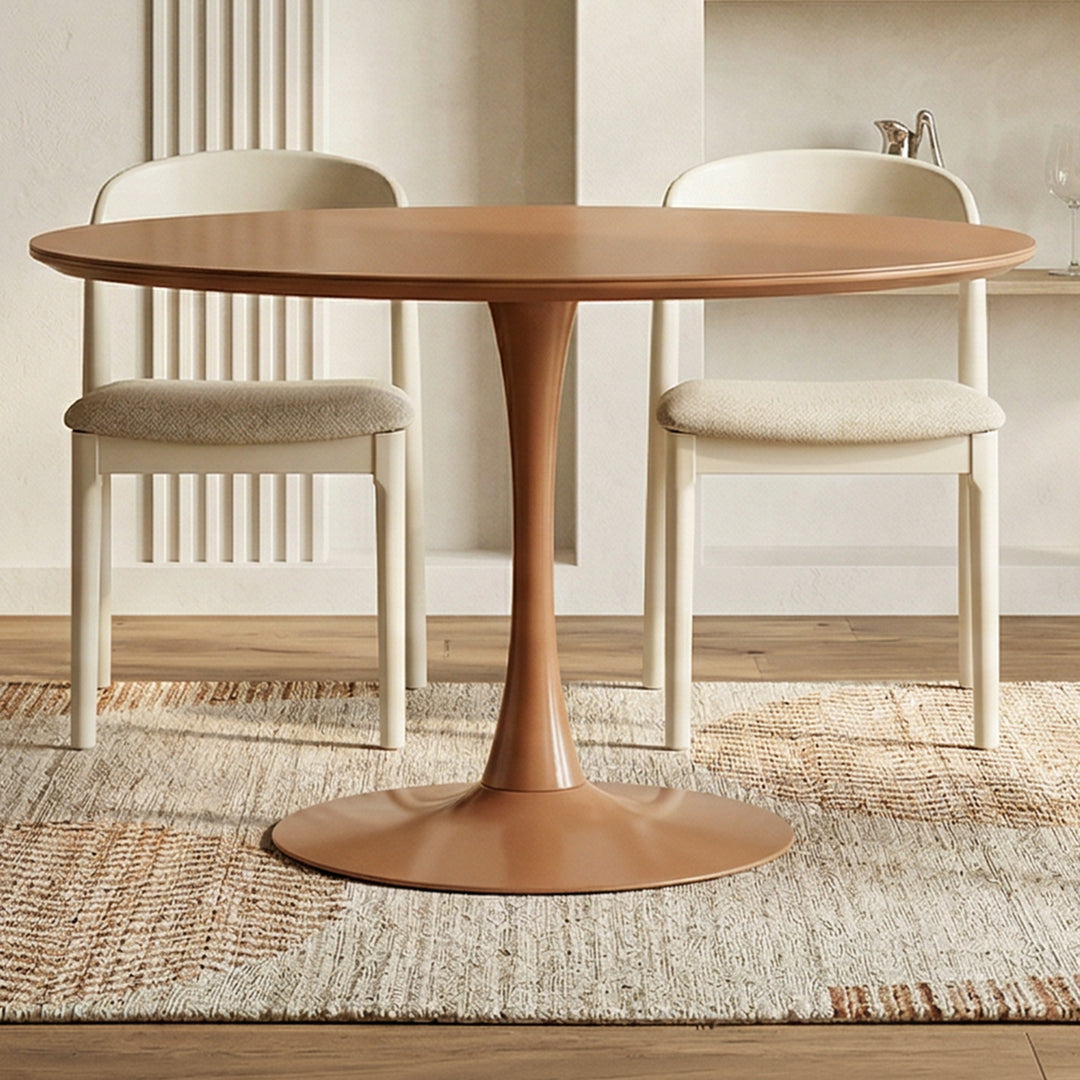 Neriah Round Dining Table - Pumpkin