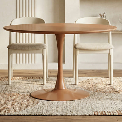 Neriah Round Dining Table - Pumpkin