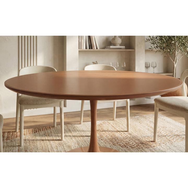 Neriah Round Dining Table - Pumpkin
