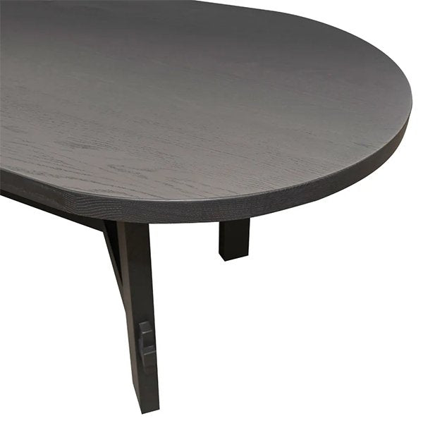 Noho Oval Dining Table - 2.2m Black