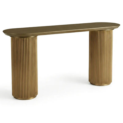Nomad Console Table - Large Antique Gold