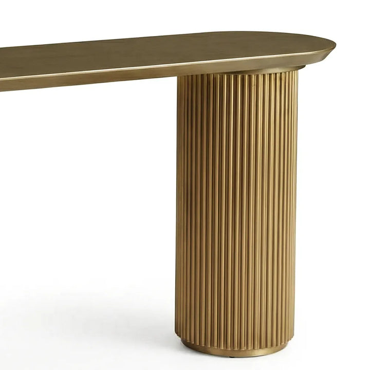 Nomad Console Table - Large Antique Gold