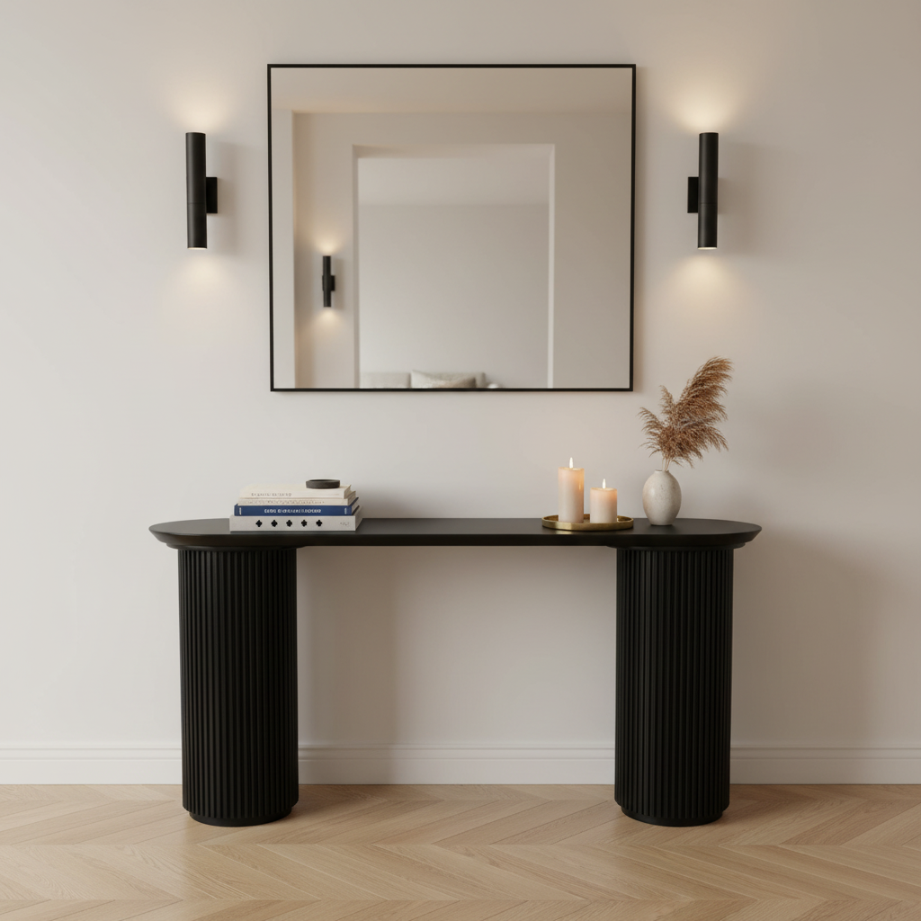 Nomad Console Table - Large Black