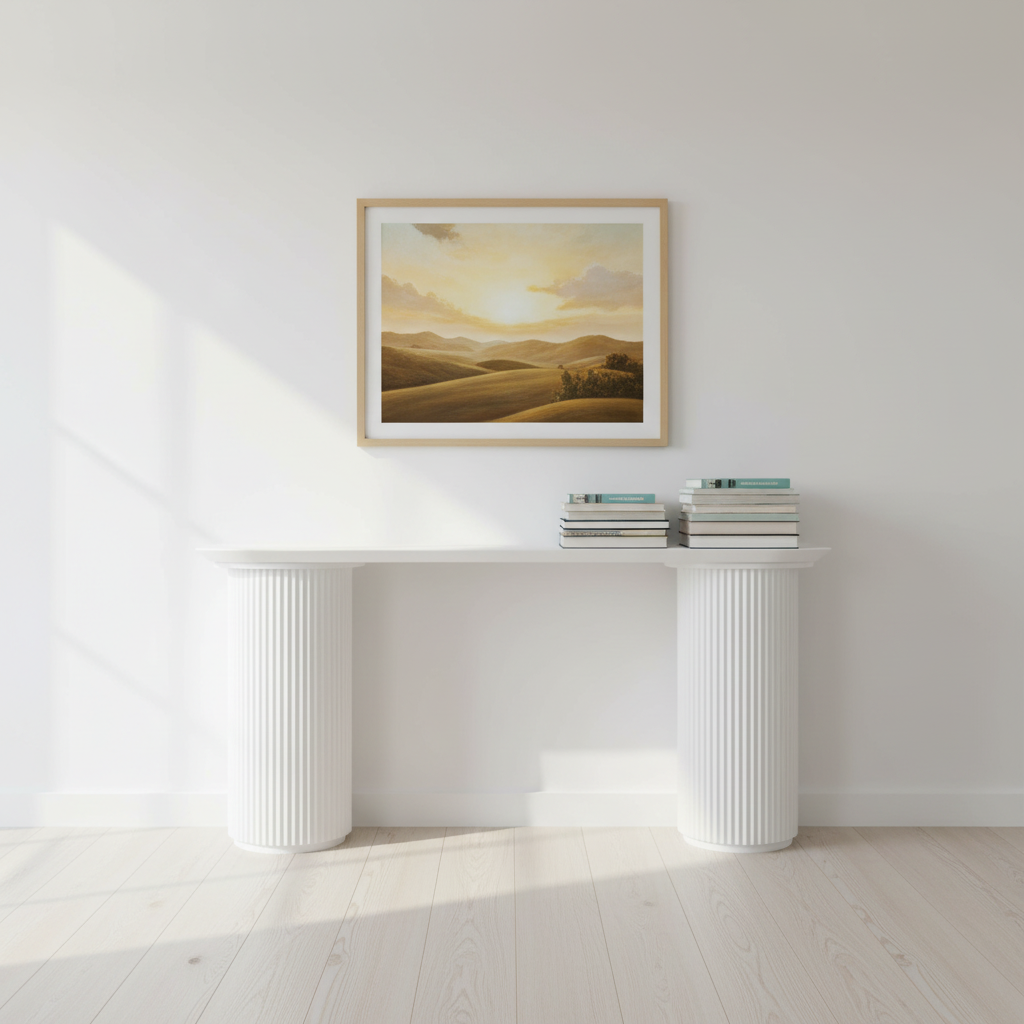 Nomad Console Table - Large White