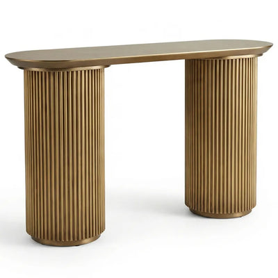 Nomad Console Table - Small Antique Gold