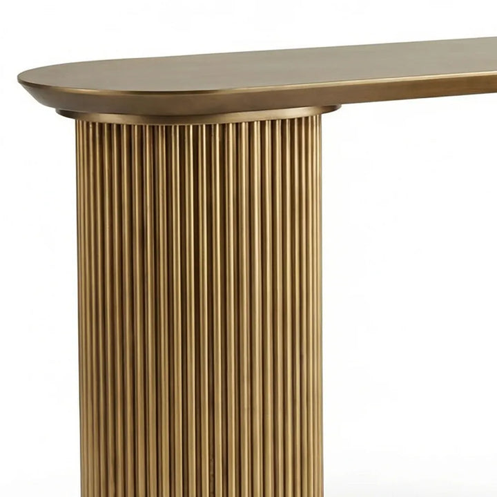 Nomad Console Table - Small Antique Gold