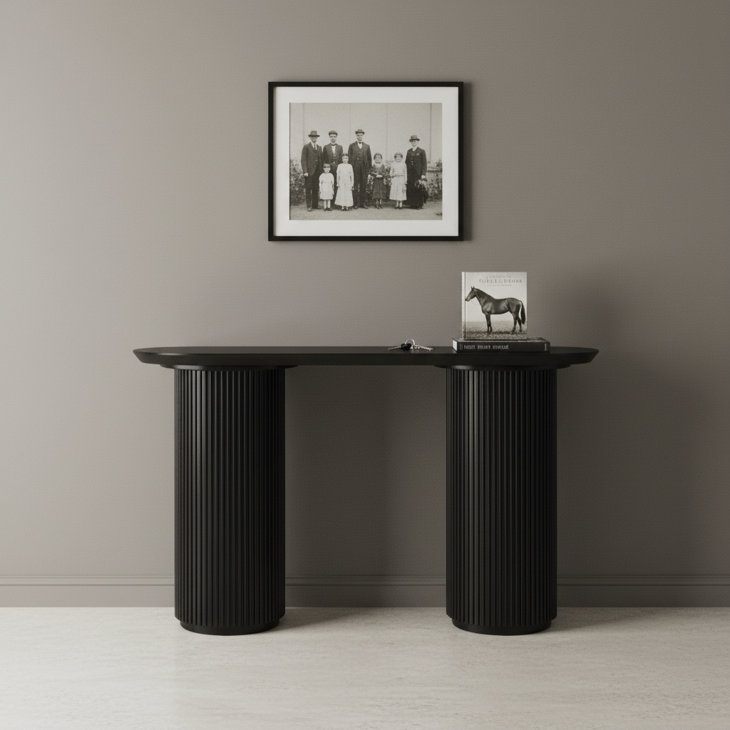 Nomad Console Table - Small Black