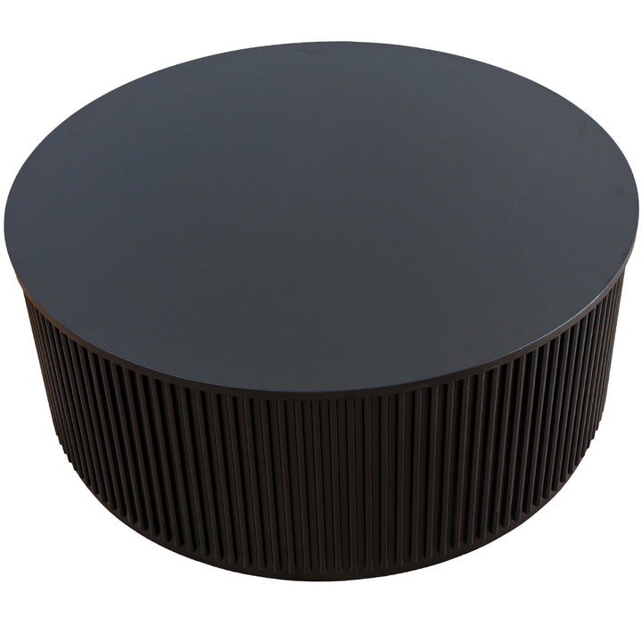 Nomad Round Coffee Table - Black