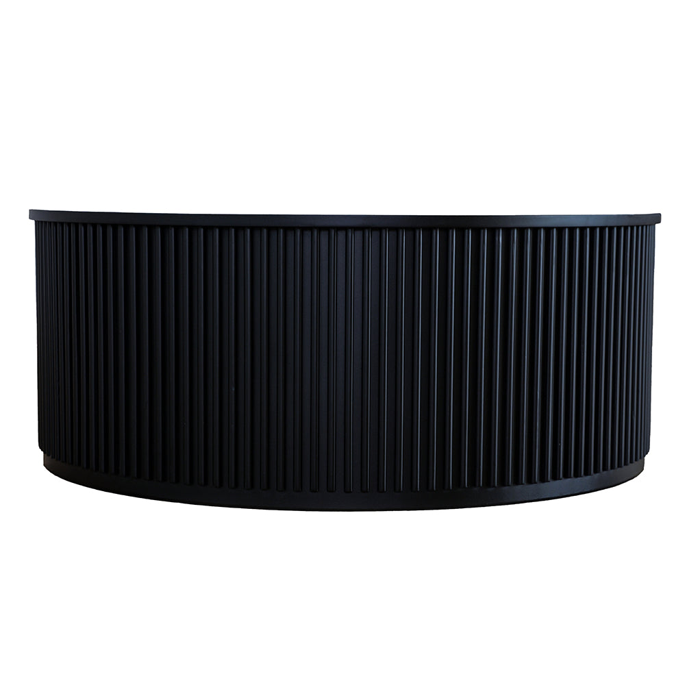 Nomad Round Coffee Table - Black
