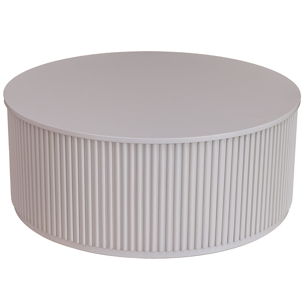 Nomad Round Coffee Table - White
