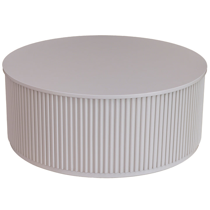 Nomad Round Coffee Table - White