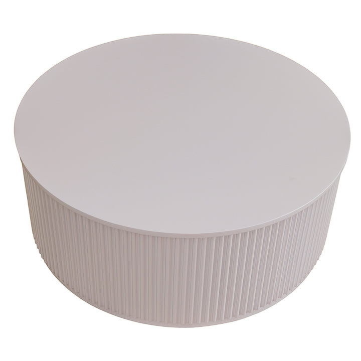 Nomad Round Coffee Table - White