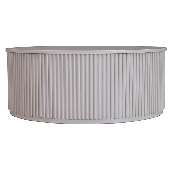 Nomad Round Coffee Table - White