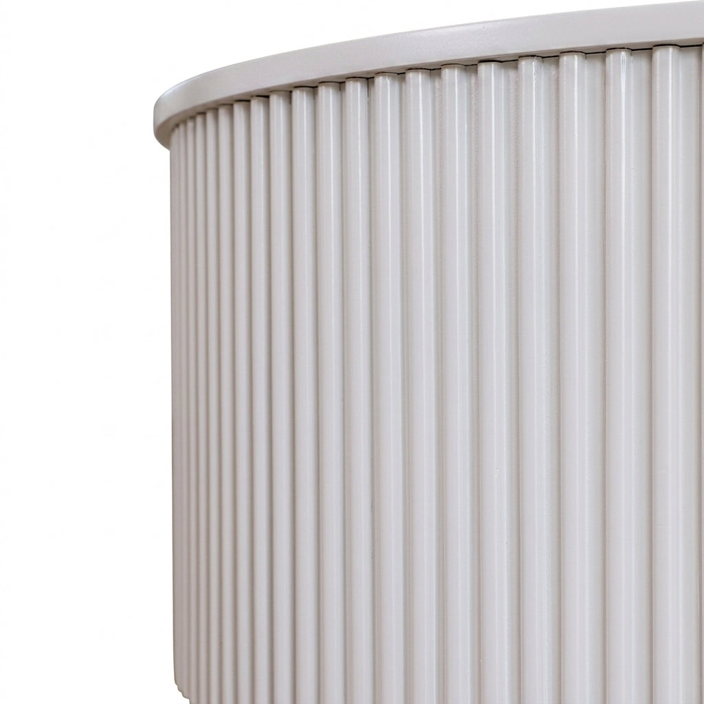 Nomad Round Coffee Table - White