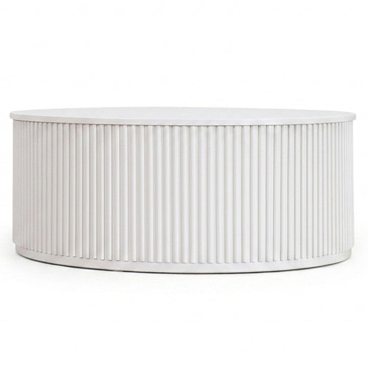 Nomad Round Coffee Table - White