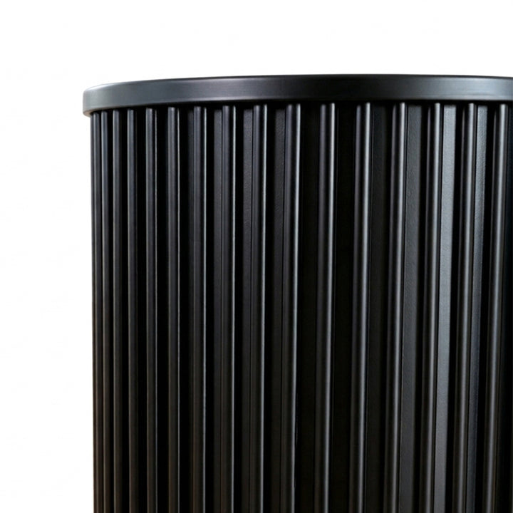Nomad Round Side Table - Black