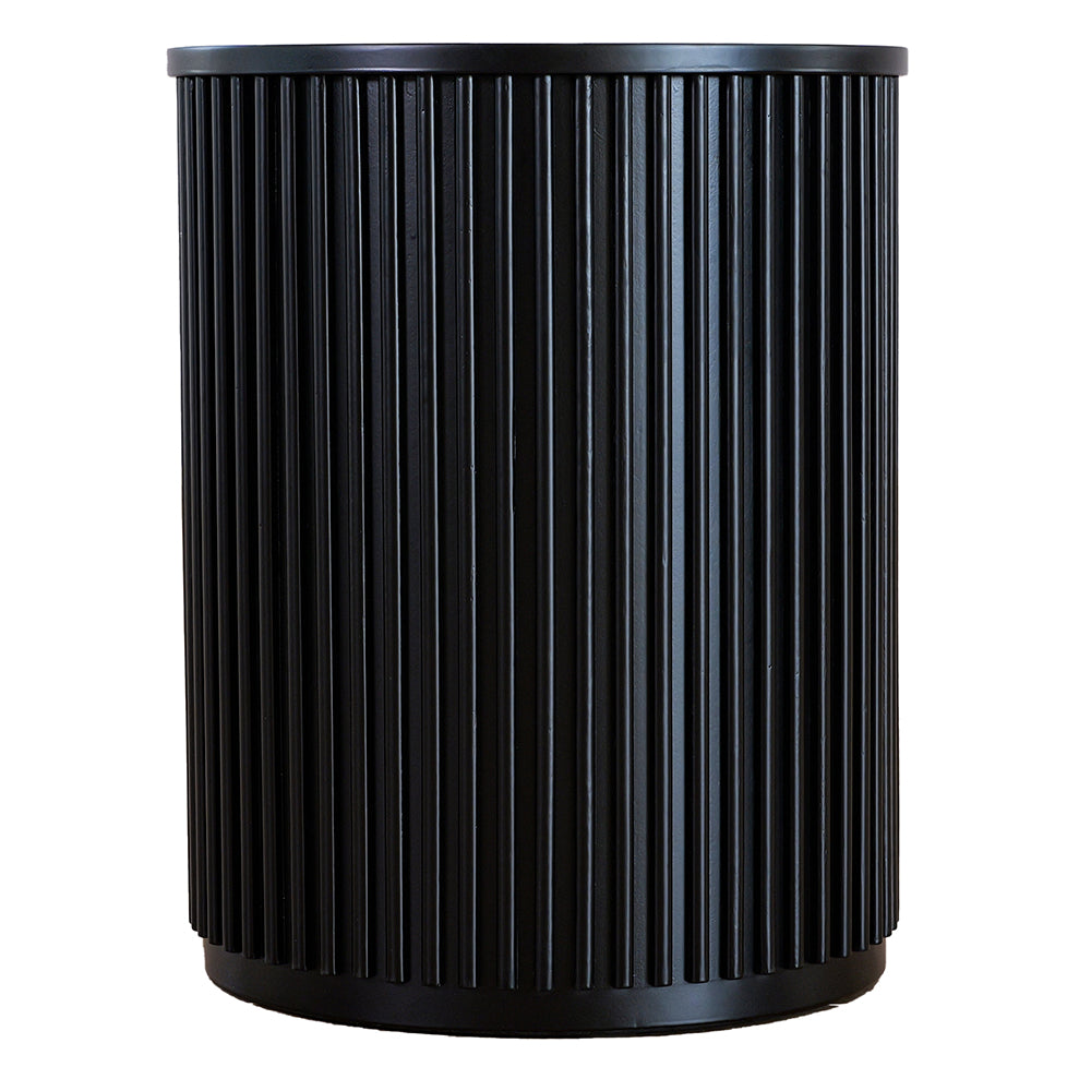 Nomad Round Side Table - Black