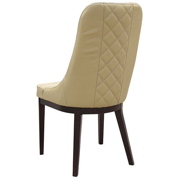 Nora Leather Dining Chair - Taupe