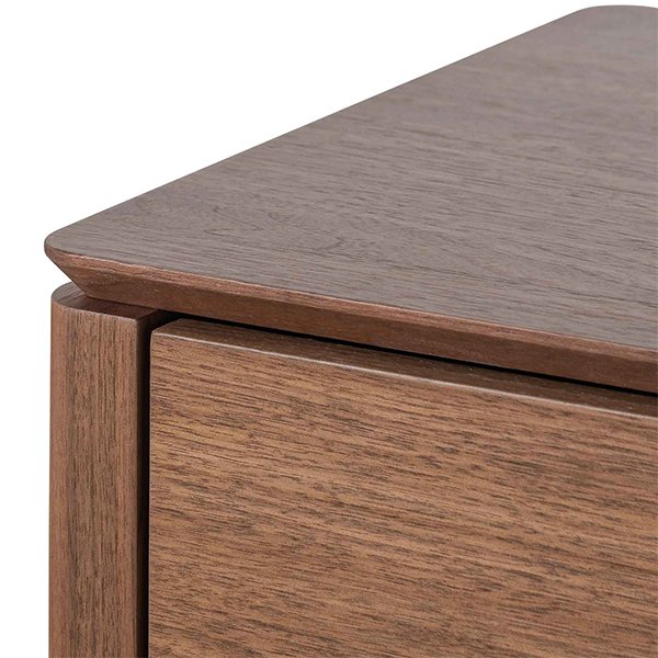 Norris 6 Drawers Wooden Chest - Walnut