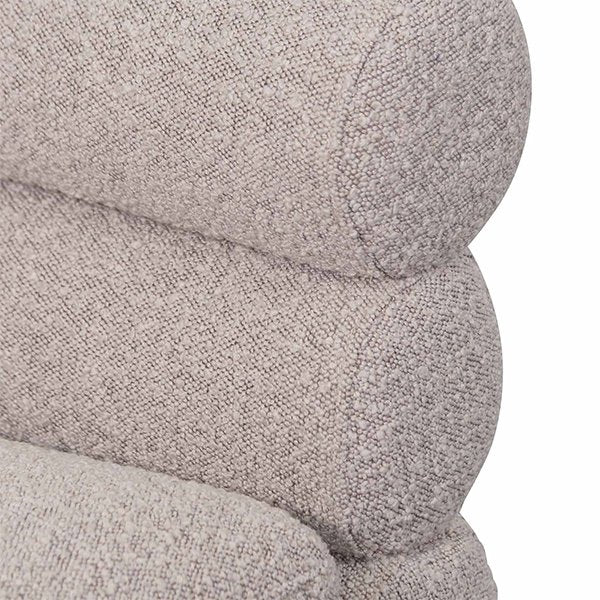 Norville Armchair - Ash Grey Boucle