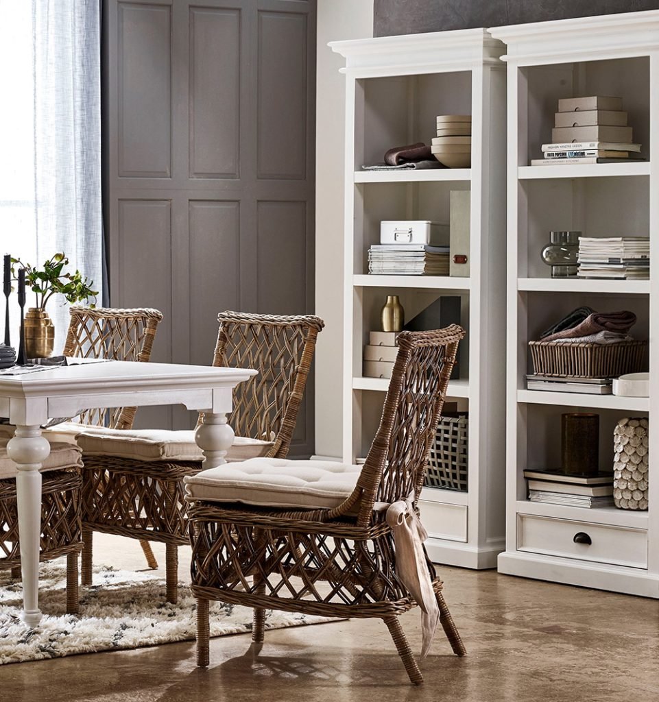 Halifax Solid Mahogany Bookcase with 1 Drawer