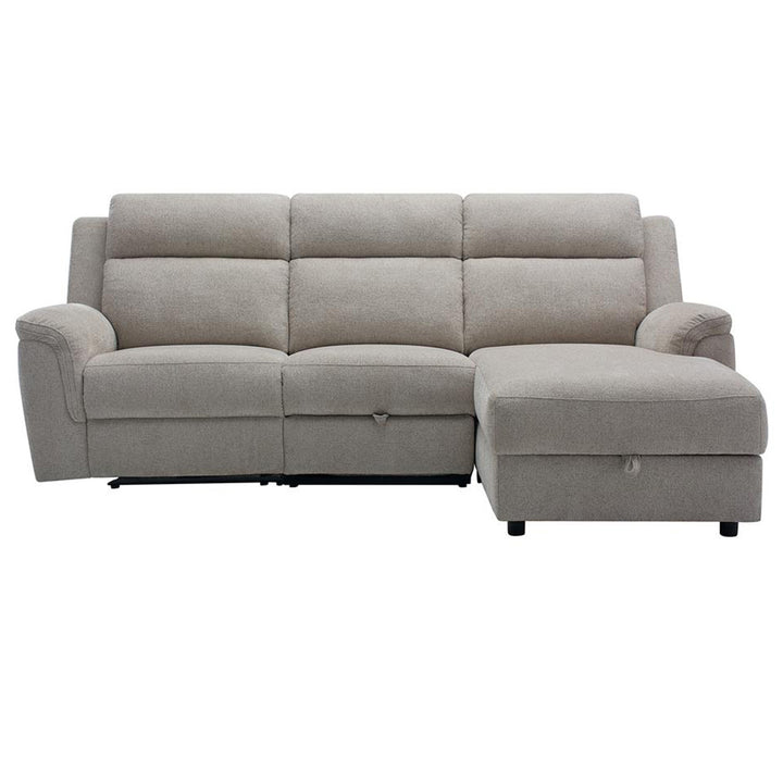 Nundle Fabric Recliner Sofa with Chaise