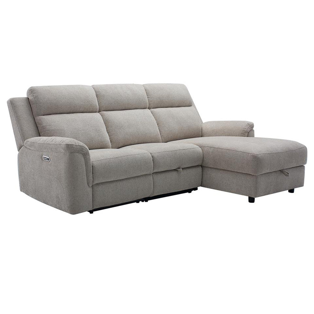Nundle Fabric Recliner Sofa with Chaise