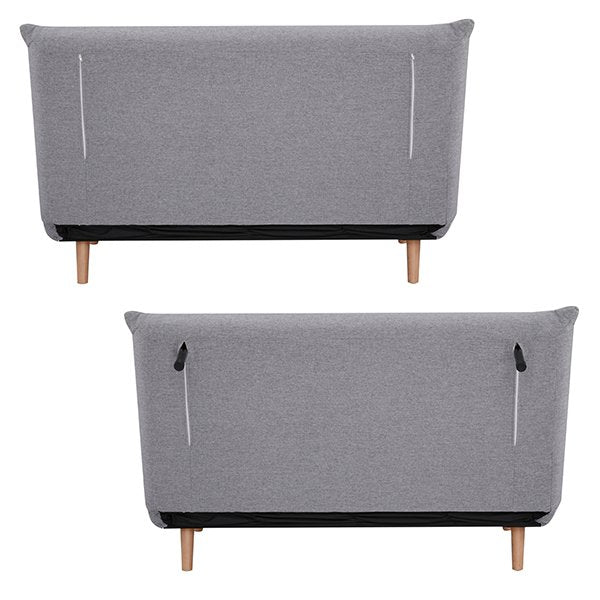 Victoria Grey 2 Seater Sofa Bed