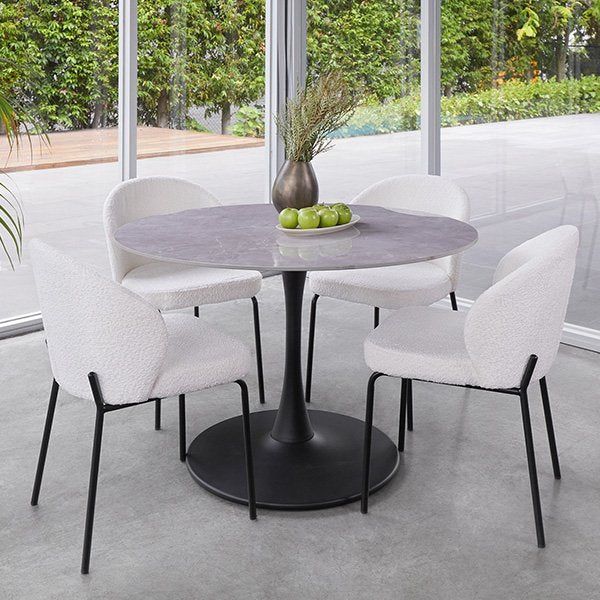 Owen Ceramic Dining Table - Bulgarian Grey