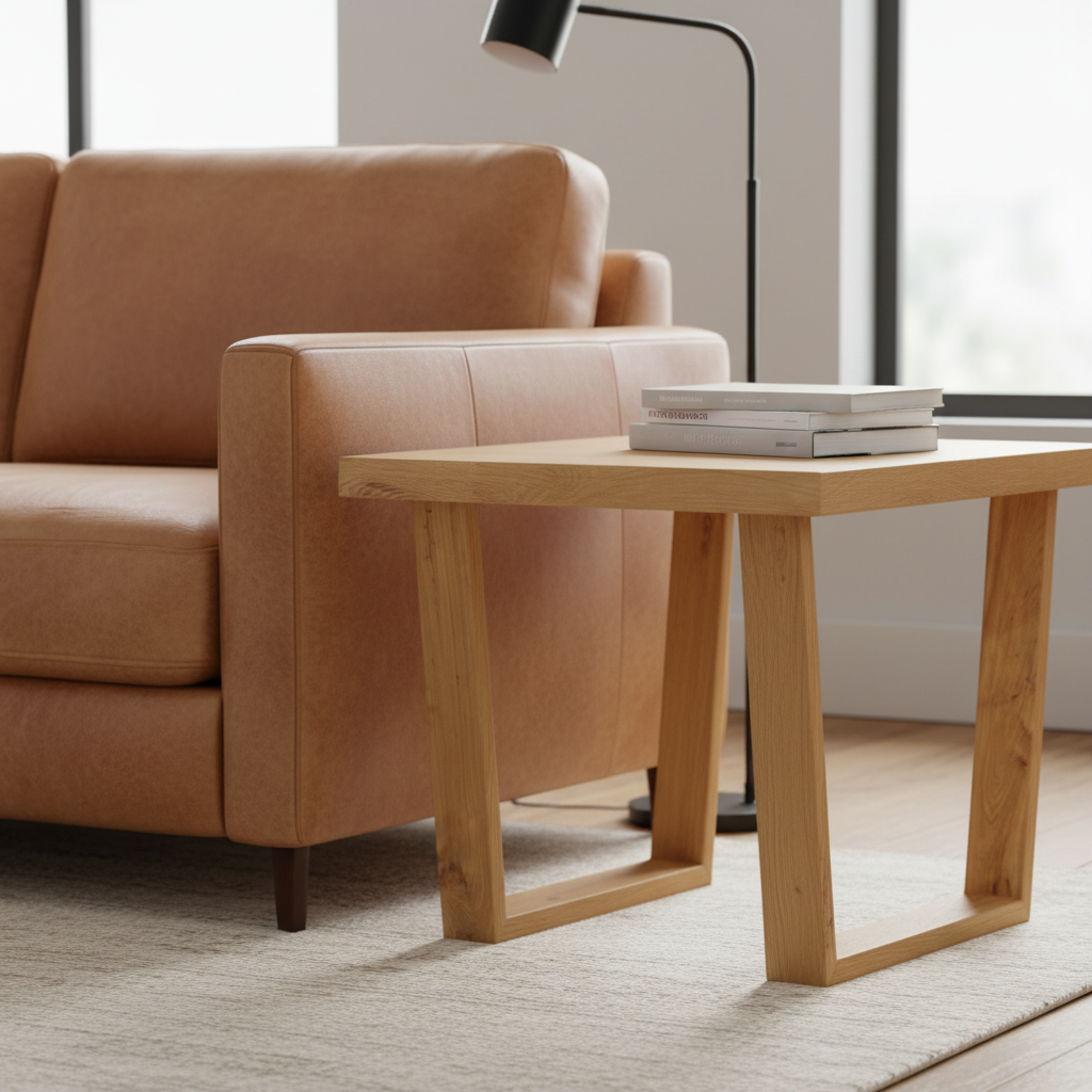 Oregon Elm Side Table