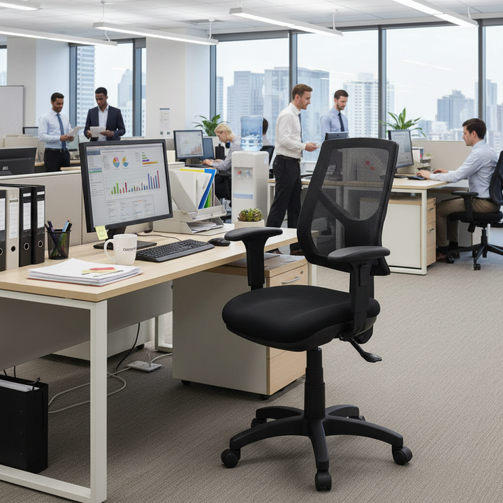 Oreo High Back Mesh Ergonomic Office Chair with Adjustable Arms