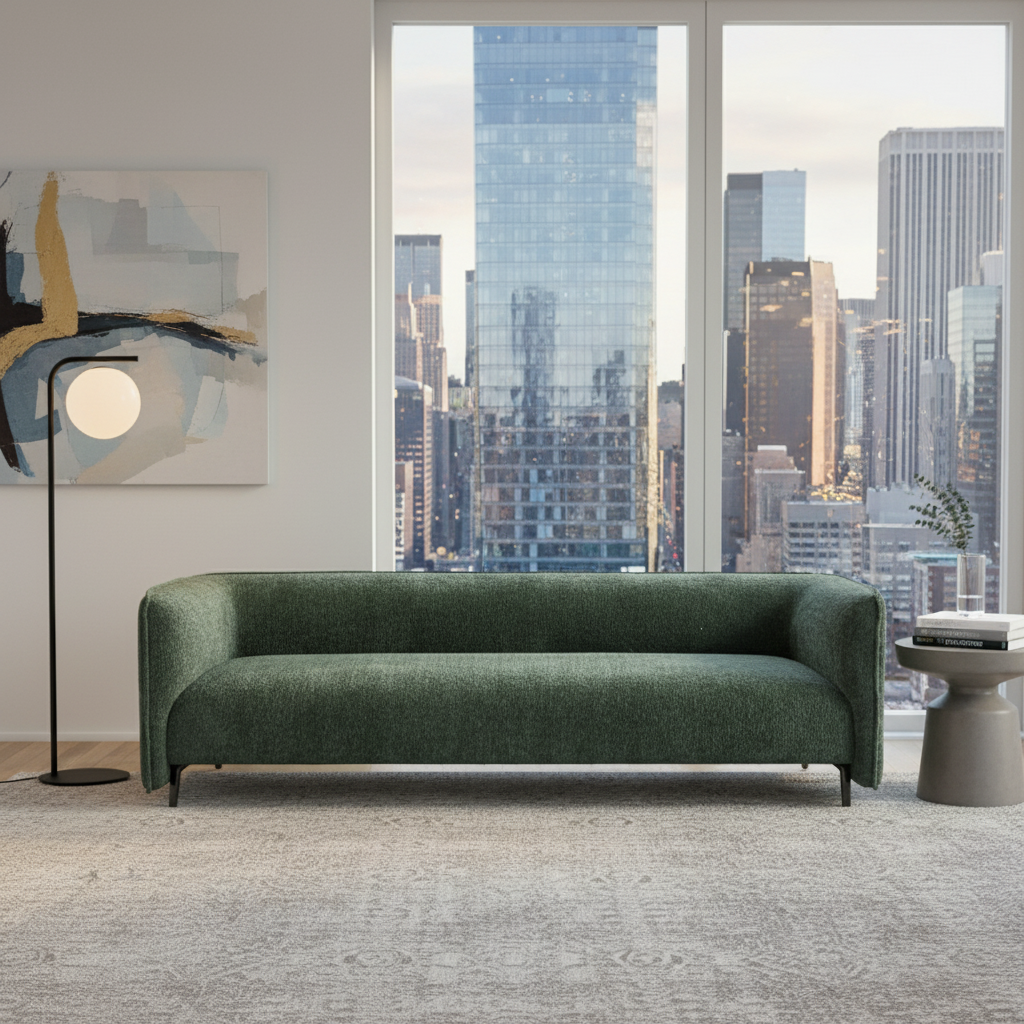 Orlando 3 Seater Sofa - Green