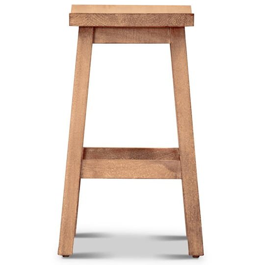 Dosave Wooden Bar Stool  - Honey Wash