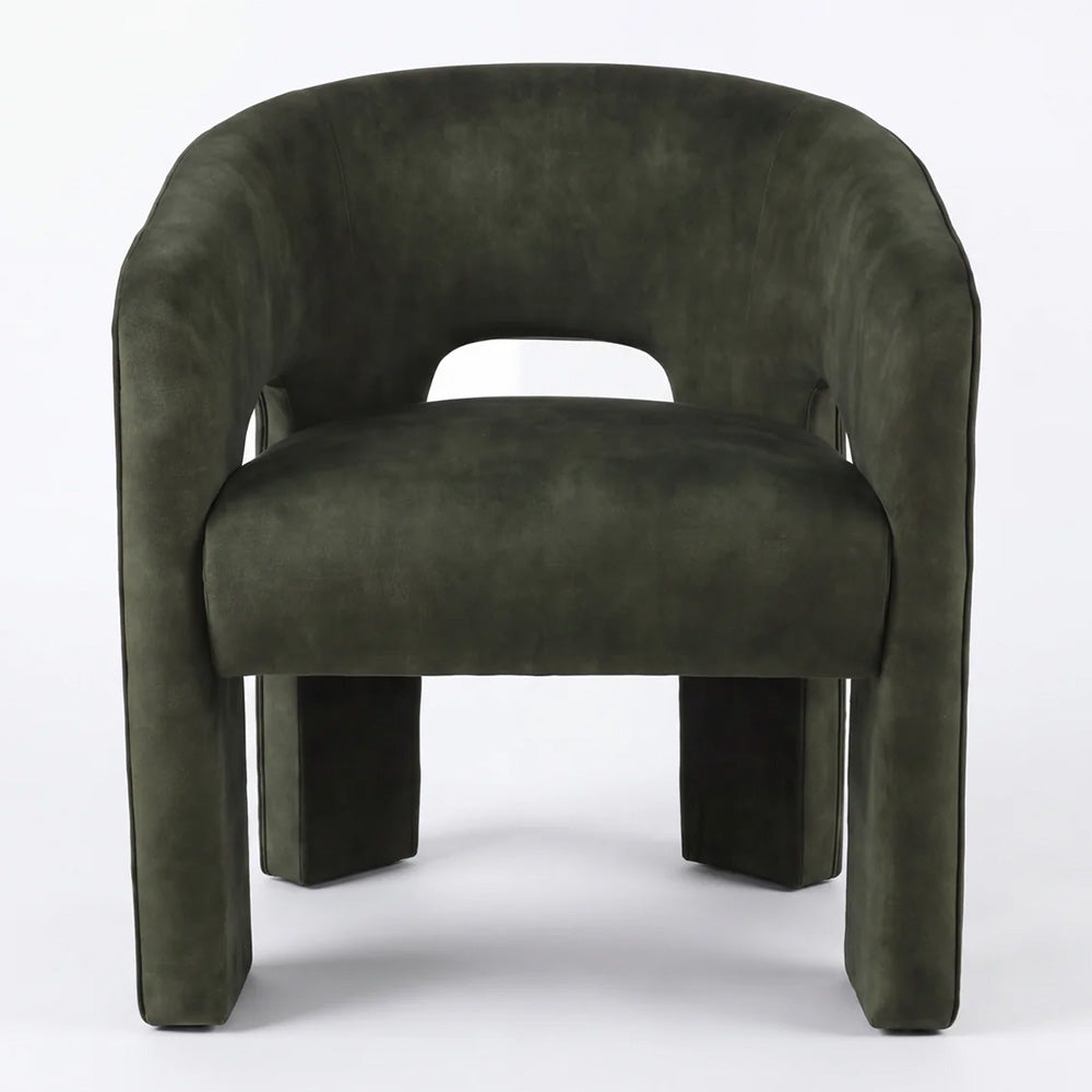 Oscar Dining Chair - Moss Velvet