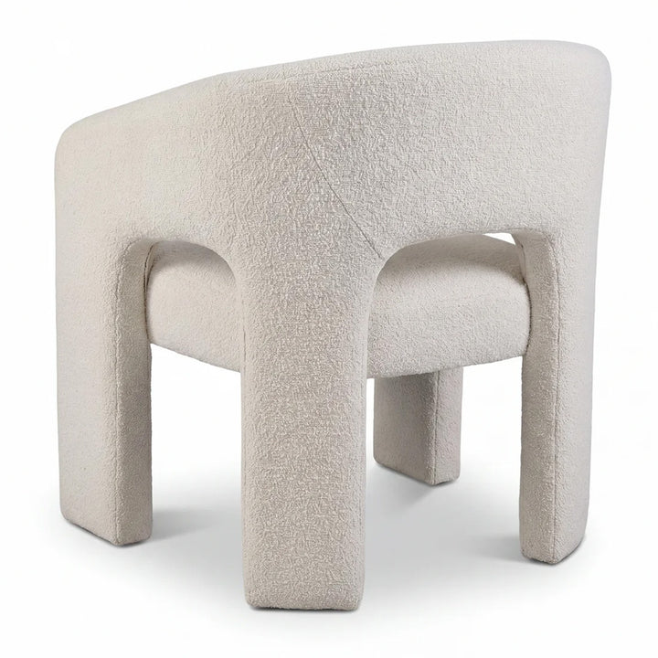 Oscar Dining Chair - White Boucle