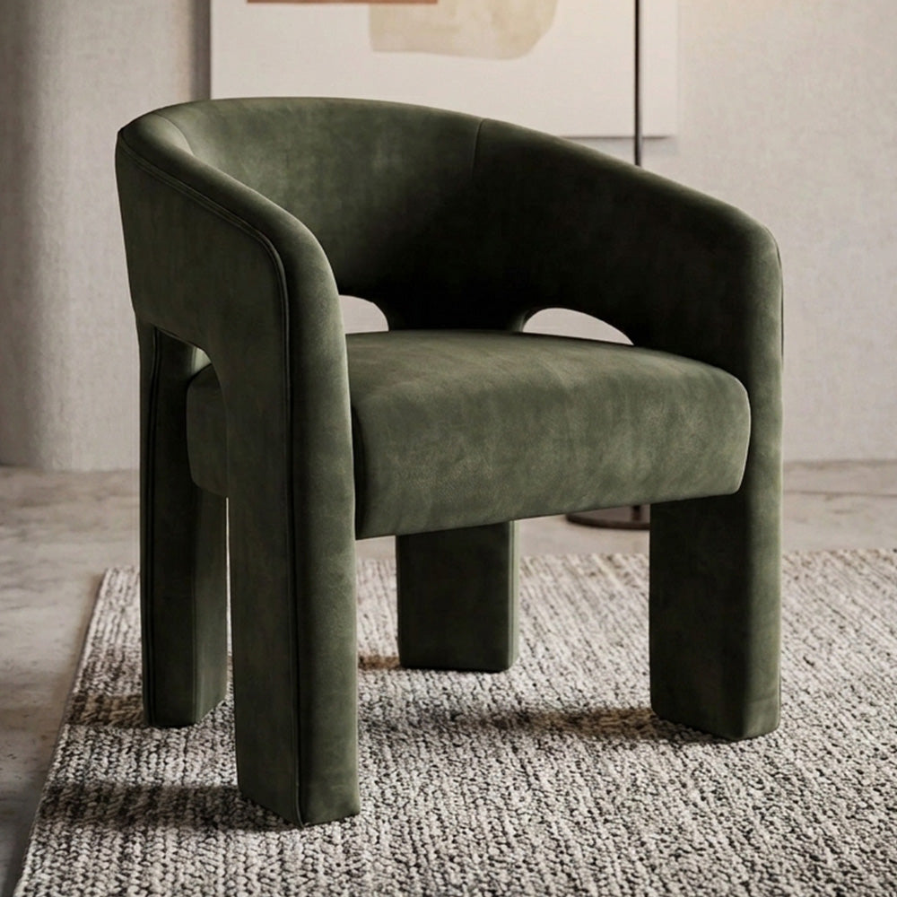 Oscar Dining Chair - Moss Velvet