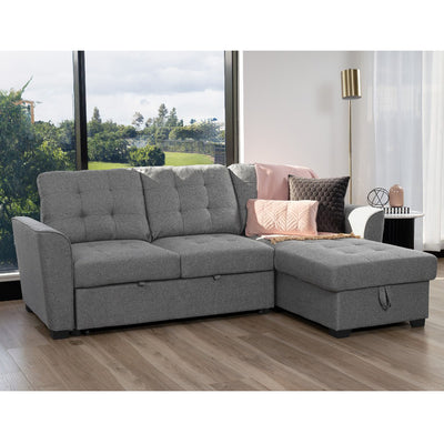 Mardi Sofa Bed with Reversible Storage Chaise
