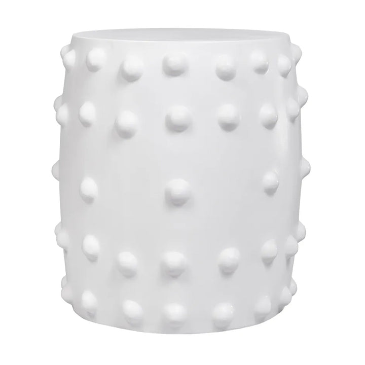 Otto Concrete Stool - White